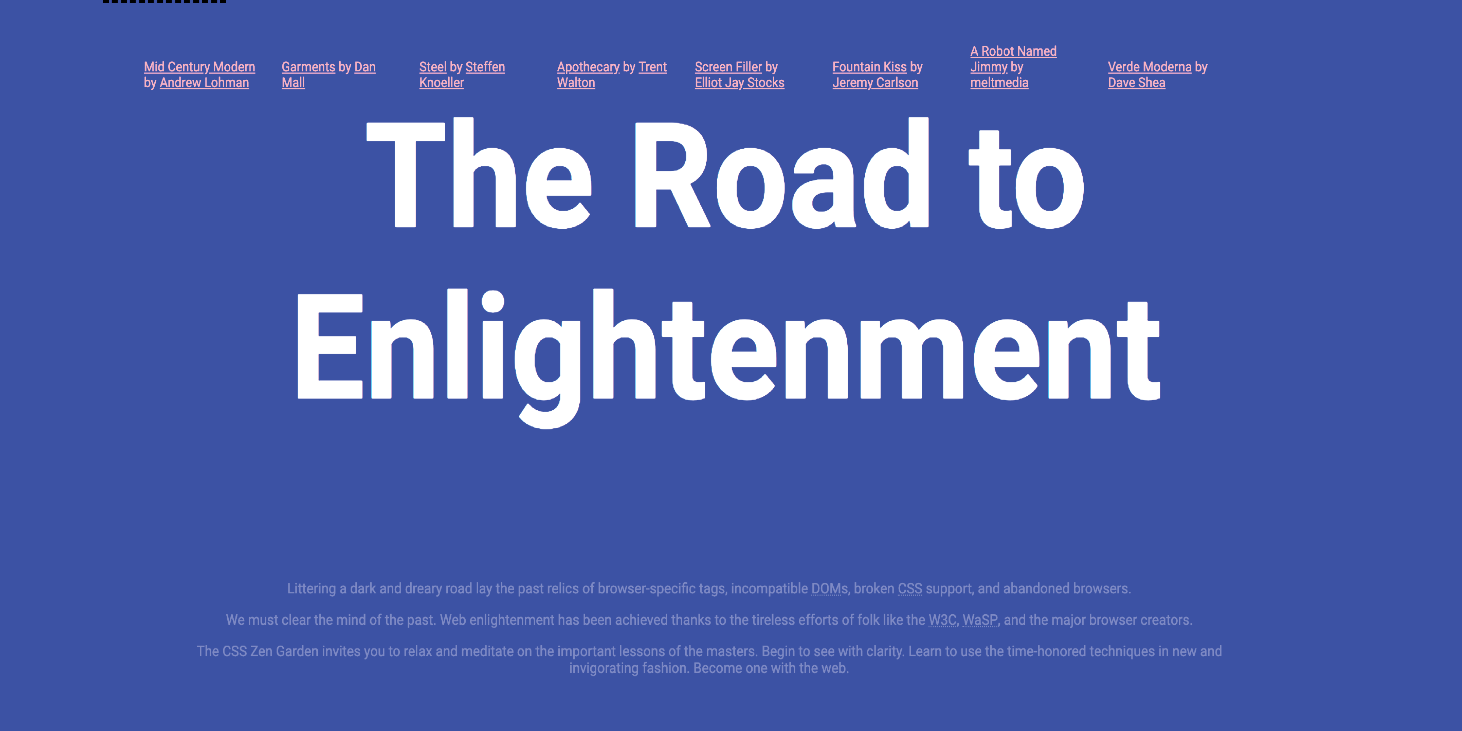 css zen gadern project display